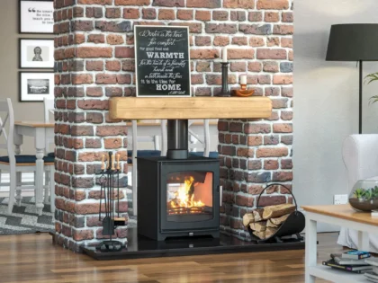 Henley Hazelwood Double Sided Wood Stove