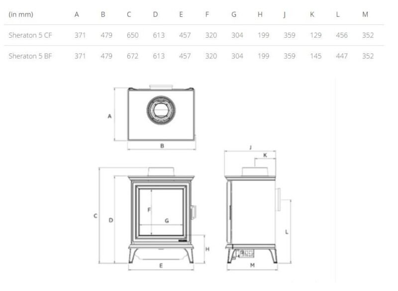 Gazco Sheraton 5 CF LPG Stove - Image 2